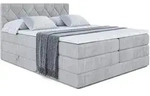BOXSPRINGBETT CATOR KING - 160x200 - H3/H4 - Hellgrau