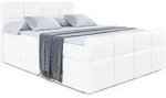BOXSPRINGBETT ARDENI-Z KING - 140x200 - H3/H4 - Wei&szlig; Hochglanz