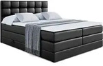 BOXSPRINGBETT APO KING - 160 x 200 - H3/H4 - Schwarz Hochglanz