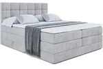 BOXSPRINGBETT APO KING - 120 x 200 - H3/H4 - Hellgrau