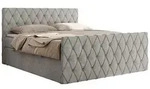 BOXBETT MIREN DUO 180/200 - Hellgrau Strukture - H4