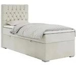 BOXBETT PERA 90/200 Beige Velvet - H3 - Links Seite