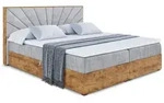BOXBETT mit Matratze H4 und Lattenrost - LOLLI6 - 180x200 - Hellgrau