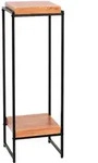 BLUMENTISCH quadratisch Braun