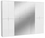 Dreht&uuml;renschrank Projekt X ca. 244x193 cm Wei&szlig;