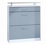 SCHUHSCHRANK Loret Front in Denim
