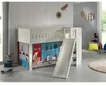 Spielbett Scott Pet Shop ca. 90x200 cm Kiefer Wei&szlig;