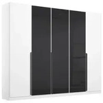 Dreht&uuml;renschrank Artemis Anthrazit, Wei&szlig;