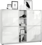 HIGHBOARD Cuba T&uuml;ren in Wei&szlig; Hochglanz