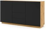 SIDEBOARD Aurus Holz und Schwarz