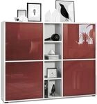 HIGHBOARD Cuba T&uuml;ren in Bordeaux Hochglanz