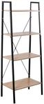 AUFBEWAHRUNGSREGAL mit 4 Ebenen im Industrial-Stil - L60 cm