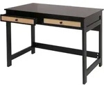 SCHREIBTISCH quadratisch Schwarz