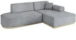 ECKSOFA Ottomane Rechts IREA-L1 - 232x165x80 cm Grau
