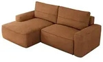 ECKSOFA BELLUNO L Orange Strukture - Links