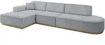 ECKSOFA Ottomane Links IREA-L2-v2 - 327x165x80 cm Grau