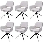 ESSZIMMERSTUHL Cremewei&szlig; 6er-Set