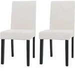 ESSZIMMERSTUHL Cremewei&szlig; 2er-Set