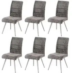 ESSZIMMERSTUHL Grau 6er-Set