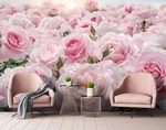 FOTOTAPETE Blumen Rosen Wohnzimmer Vlies Tapete 150x105