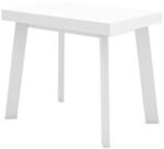KONSOLENTISCH ausziehbar 58 bis 302cm, f&uuml;r 14 G&auml;ste, eiche wei&szlig;, 90/58/73cm