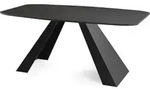 ESSTISCH Monte rechteckig ausziehbar, Schwarz 180-220/90/76 cm