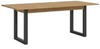 Ausziehtisch Seattle Eiche ca. 150-190x90x76 cm Anthrazit