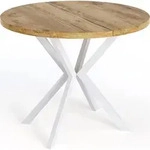 ESSTISCH Della runder ausziehbarer, Craft Eiche 100-180/100/76 cm