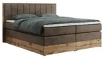 BOXSPRINGBETT BELLISSIMO KING 200/200 Braun Velvet - H3