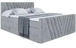 BOXSPRINGBETT ERNINA-Z KING - 180x200 - H3/H4 - Grau