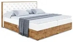 BOXBETT mit Matratze H3 und Lattenrost - LOLLI3 - 160x200 - Wei&szlig; Hochglanz
