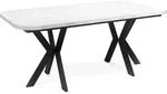 ESSTISCH Olivia ausziehbar rechteckig, Marmor Wei&szlig; 200-280/100/76