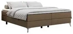 BOXBETT LESS 180/200 Braun Kunstleder - H4