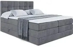 BOXSPRINGBETT MARCE KING - 180x200 - H3/H4 - Dunkelgrau
