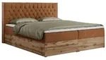 BOXBETT AMORE 160/200 Orange Struktur - H3