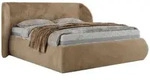 POLSTERBETT CAELA CLASSIC 140/200 - Beige Pl&uuml;sch - Pocket-Matratze