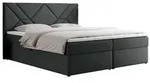 BOXBETT NEOMI 160/200 - Dunkelgrau Strukture - H3 - Topper T25