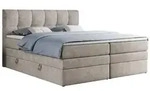 BOXSPRINGBETT ALVIN KING 180/200 Beige Struktur - H4
