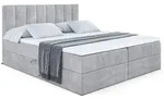 BOXBETT mit Matratze H3 und Lattenrost - OTTA - 160x200 cm Hellgrau