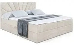 BOXBETT mit Matratze H4 und Lattenrost - MILTIO - 200x200 cm - H4 - Ecru