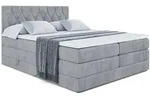 BOXSPRINGBETT VELANTO-BZ KING - 200 x 200 - H3/H4 - Grau