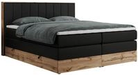 BOXSPRINGBETT BELLISSIMO KING 200/200 Schwarz Kunstleder - H3