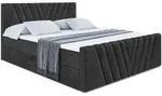 BOXBETT ERNINA-Z - 120x200 cm - H4 - Schwarz