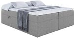 BOXBETT mit H3-Matratze und Lattenrost - MARCE BW - 180x200 Grau