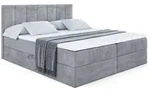 BOXBETT mit Matratze H4 und Lattenrost - MOETI - 140x200 cm - H4 - Grau