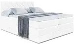 BOXSPRINGBETT CATOR KING - 140x200 - H3/H4 - Wei&szlig; Hochglanz