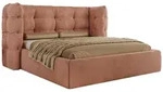 POLSTERBETT FLONELLE CLASSIC 200/200 - Rosa Velvet - ohne Matratze