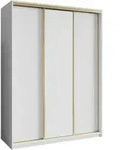 SCHWEBET&Uuml;RENSCHRANK NISSE 150/205/60 cm 3-t&uuml;rig Wei&szlig;