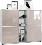 HIGHBOARD Cuba T&uuml;ren in Sandgrau Hochglanz