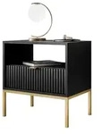 NACHTTISCH CORTADO GOLD S54 SCHWARZ